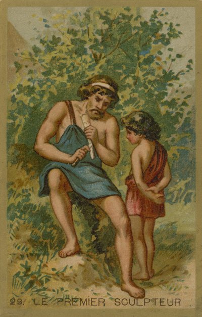 El primer escultor de European School